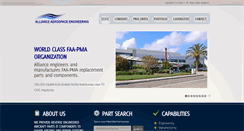 Desktop Screenshot of alliance-aerospace.com